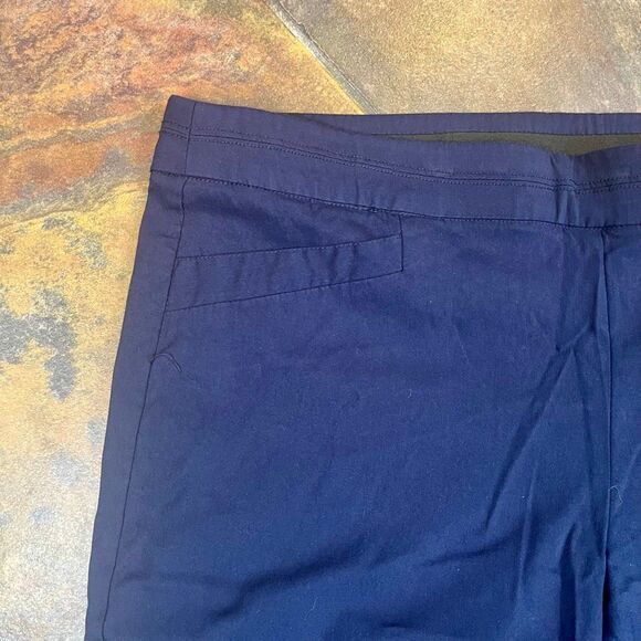 Kim Rogers Petite Navy Blue Pull-On Pants 16P - Picture 4 of 9